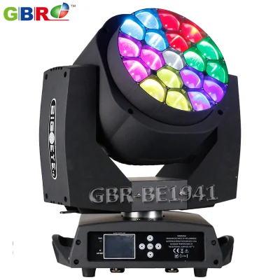 Gbr-Be1941 19X15W RGBW 4in1 LED Zoom B-Eye Moving Head Light