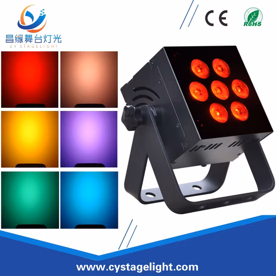 9*10W Full Color Flat RGBW LED PAR Can